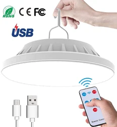 Lâmpadas LED ao ar livre, Tent Light, Camping Light, luz de emergência portátil, recarregável, USB, carregamento solar, novo