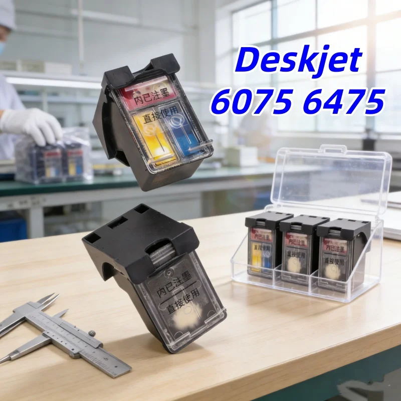 

1Set 653XL Color Cartridge for HP 653 XL HP653 HP653XL Replacement for HP Deskjet 6075 6475 Inkjet Printer