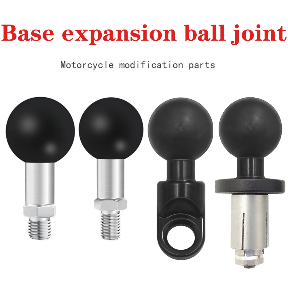 For 8mm And 10mm 5 RAM Mount Kit Mobile Phone Camera Holder Motorcycle Bike Aluminum Mount Fork Stem Base Set Ball Head