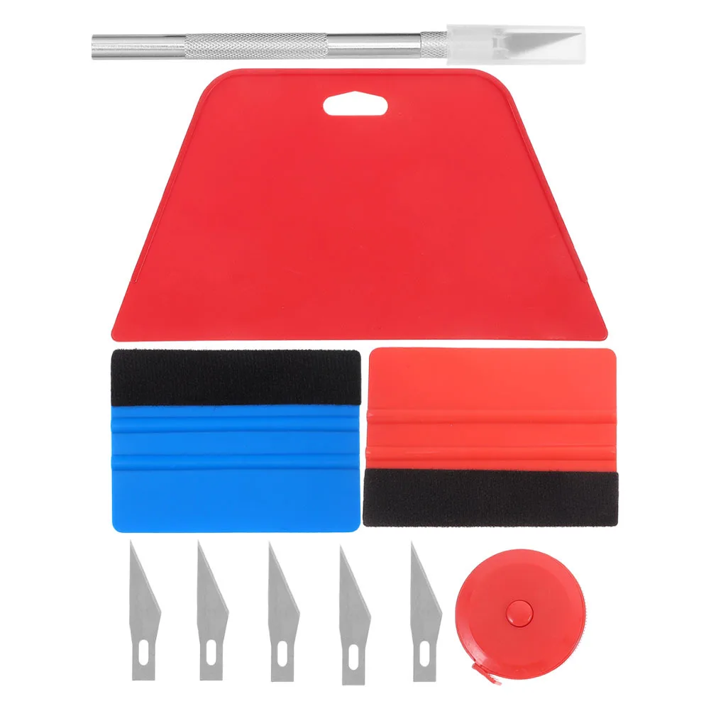 

1 set 1 Set Wallpaper Smoothing Tool Kit Multiple Squeegees Scratch Resistant For Wallpaper Installation Car Film Window Tinting