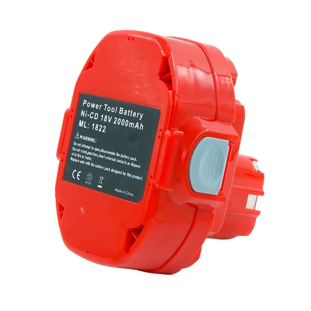 18V 2000mAh Ni-CD substituição da bateria recarregável para Makita Ferramentas Elétricas Brocas sem fio PA18 1822 1823 1833 1834 1835