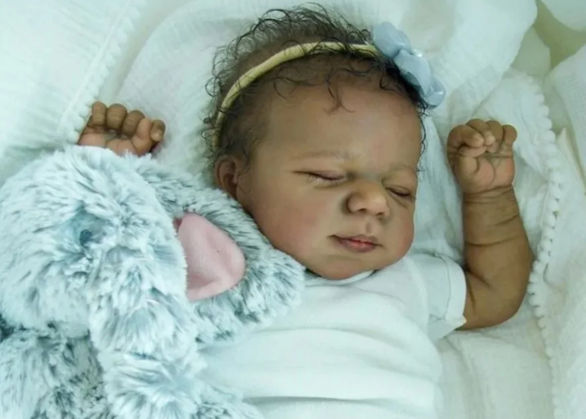 Dark Skin Silicone Baby Doll F - Ethnic Fashion Girls 评论和价格