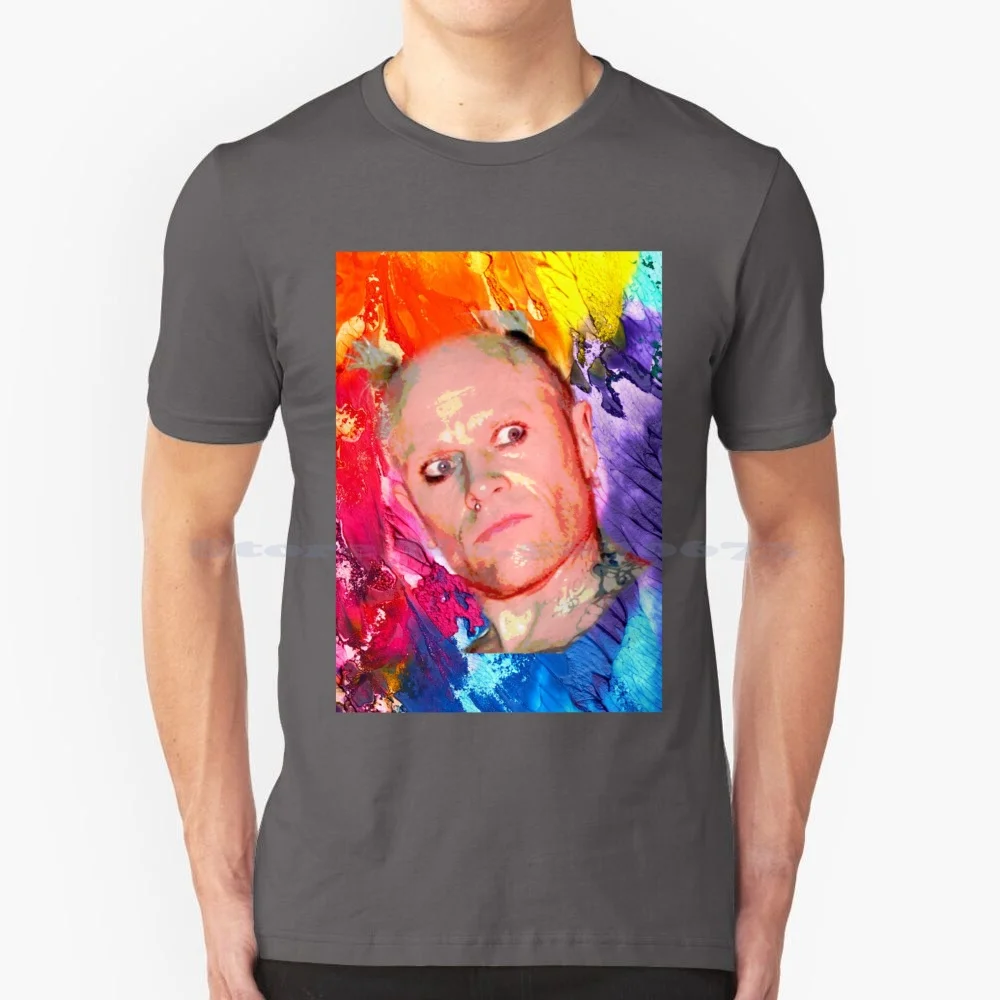 Keith Charles Flint 1969-2019 T Shirt 100% Cotton Tee Keith Charles Flint Keith Flint The Prodigy Punk Firestarter Breath