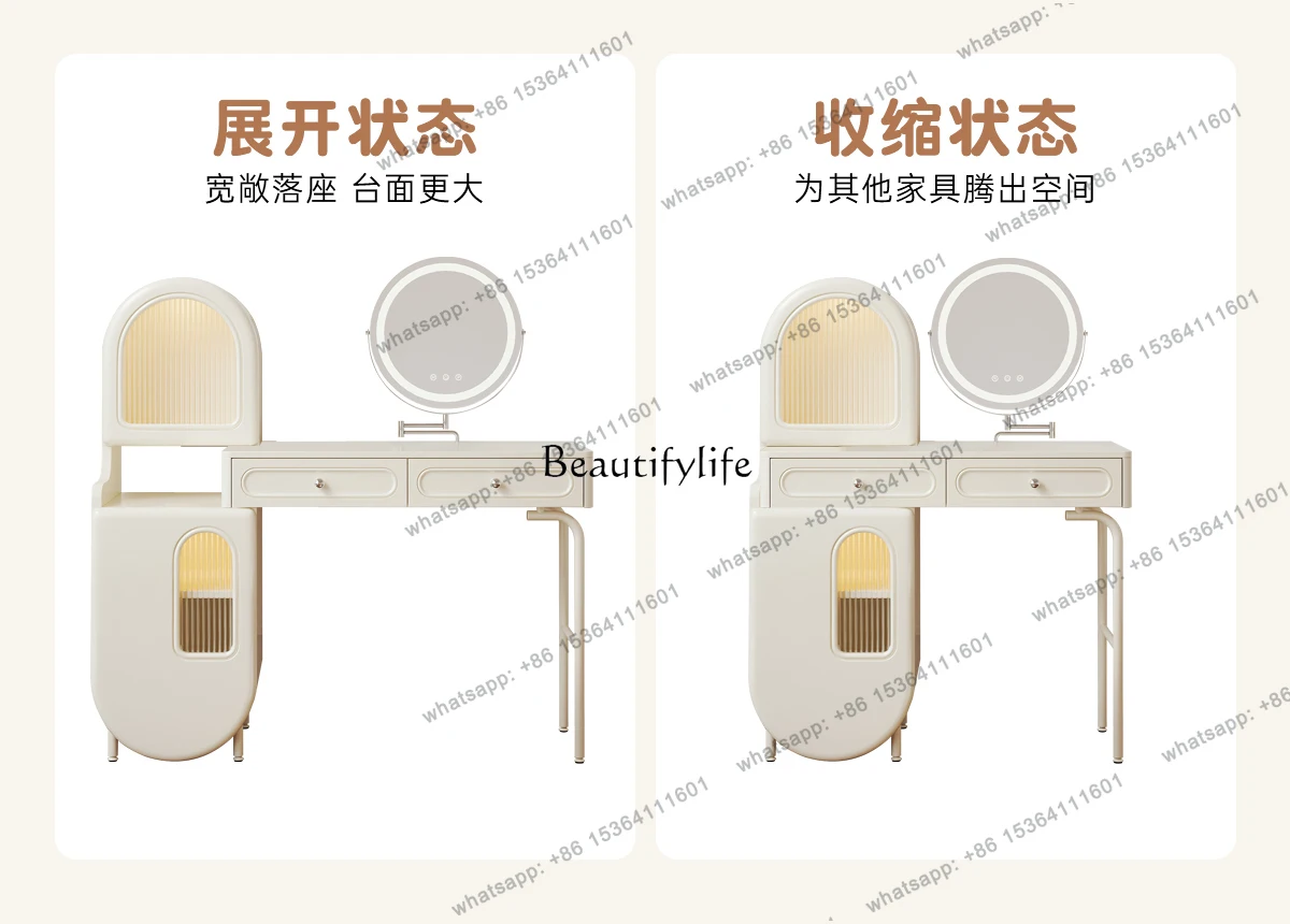 

X4 French cream style dresser storage cabinet integrated solid wood high-end master bedroom