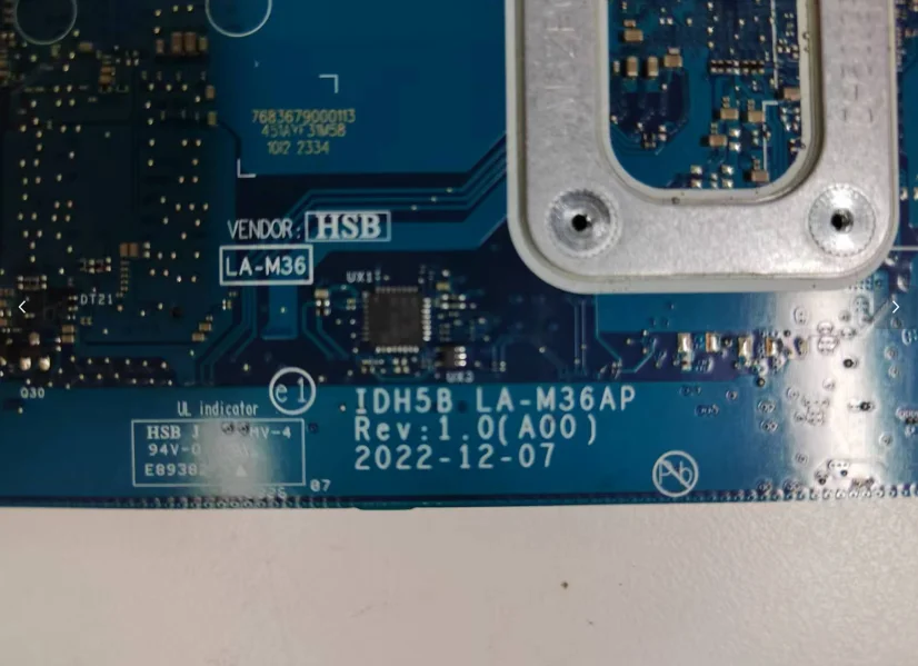 Per Dell Inspiron 3435 3535 Scheda Madre Del Computer Portatile R3-7330U R5 7530U R7-7730U IDH52 LA-M36AP DDR4 Mainboard Testato Al 100% MB