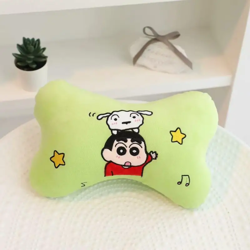 Sanrio Cartoon Car Headrests Kawaii Cinnamoroll Pachacco Kuromi Seat Headrest Car Neck Protection Pillow Four Seasons Universal