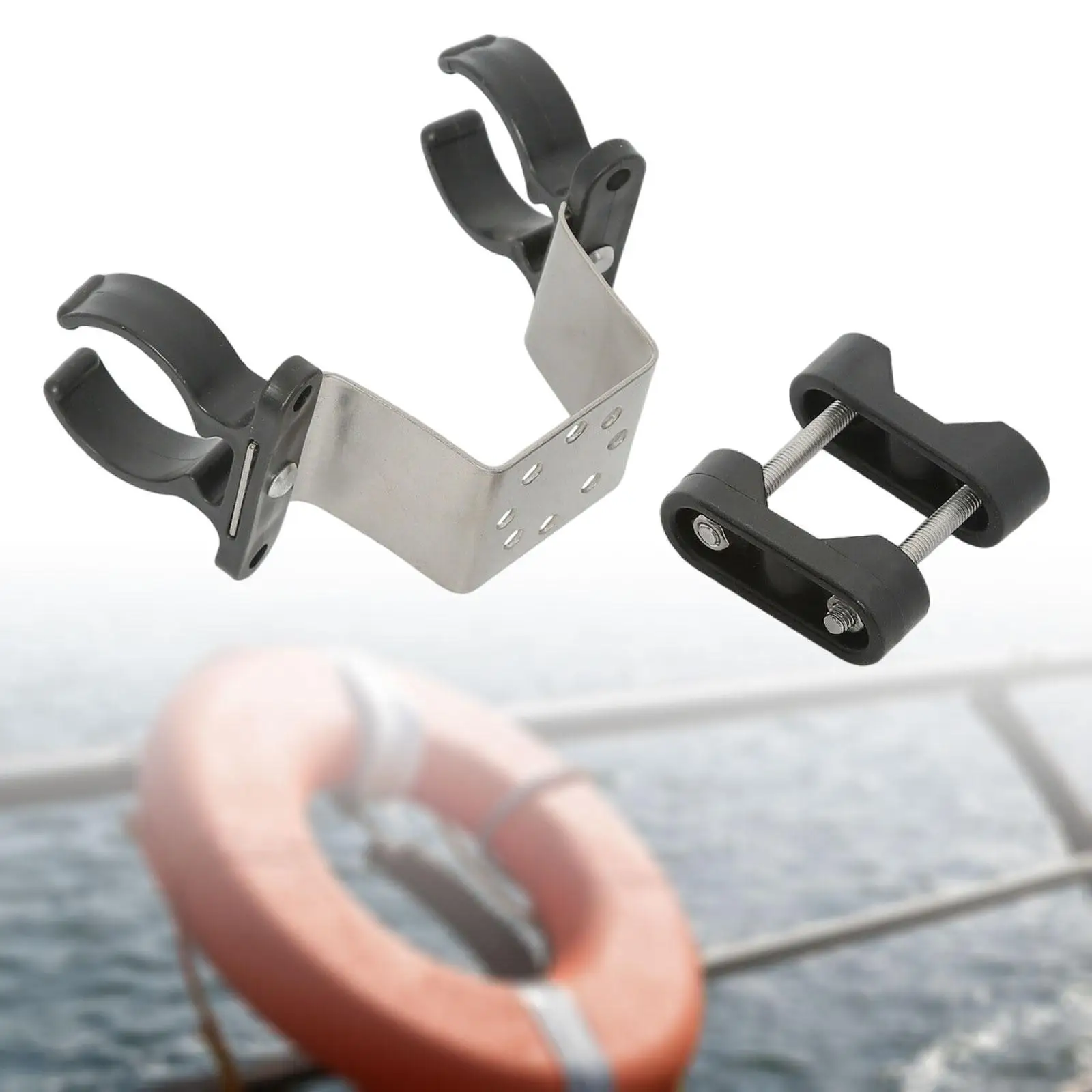 Generic Life Ring Buoy Holder Replacement Sturdy Mount Life Saving Equipment