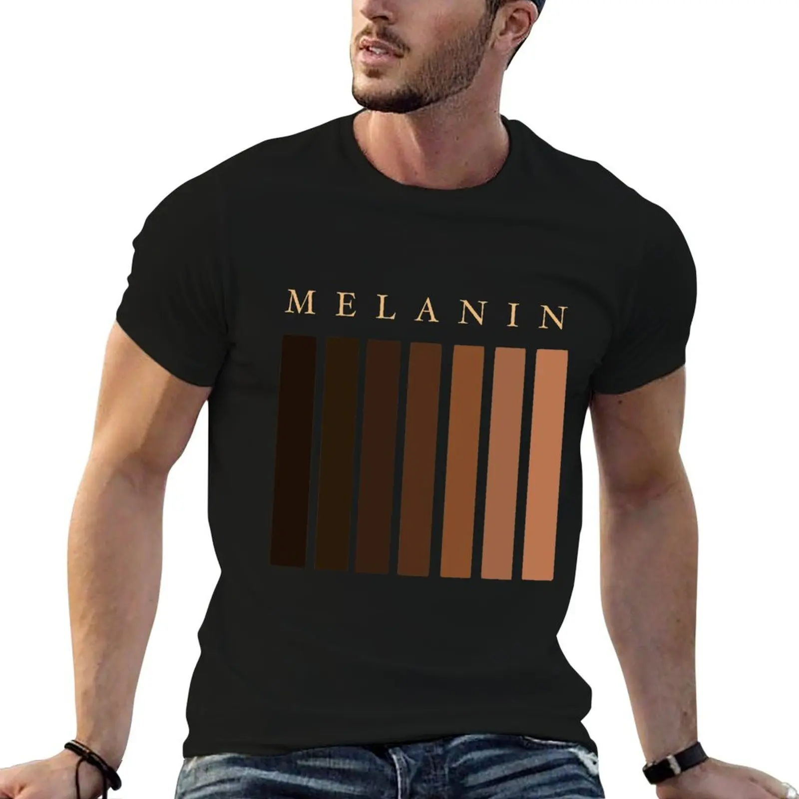 

Melanin T-Shirt funny t shirts cotton man t shirts high quality luxury brand T-Shirt