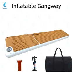 Floating Dock with Carry Bag, Inflatable Platform, Gangway for Lake Sea Water Boat, Floats for Island