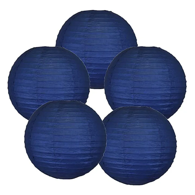 중추절과 봄 축제를 위한 흰색 종이 등불, 접이식 수제 원형 종이 등불 축제 소품