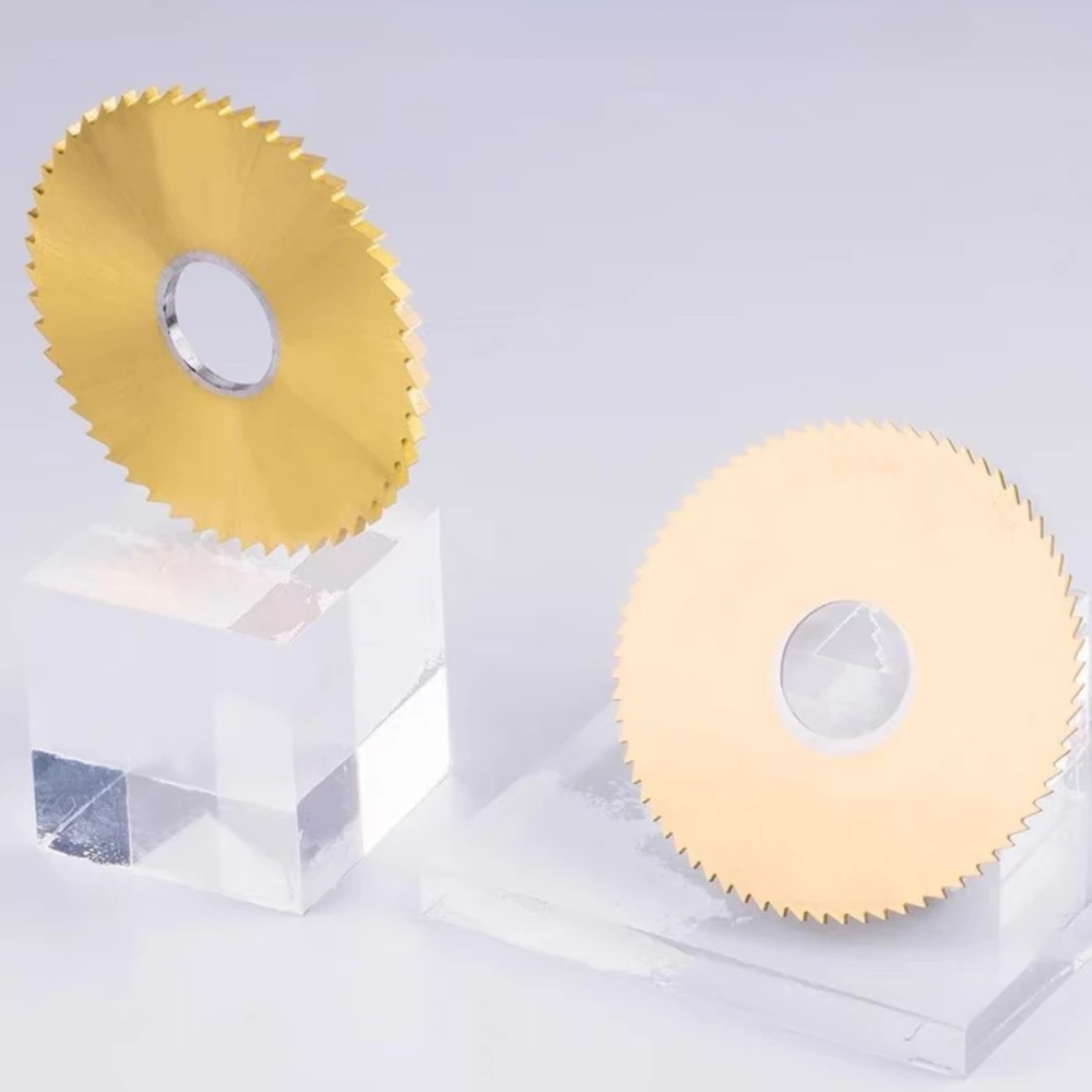 40-63mm 1/3pieces HSS Circular Saw Blade Titanium Coated 50mm 60mmCutting Disc Dremel Accessories Drill Mandrel Rotary Tool