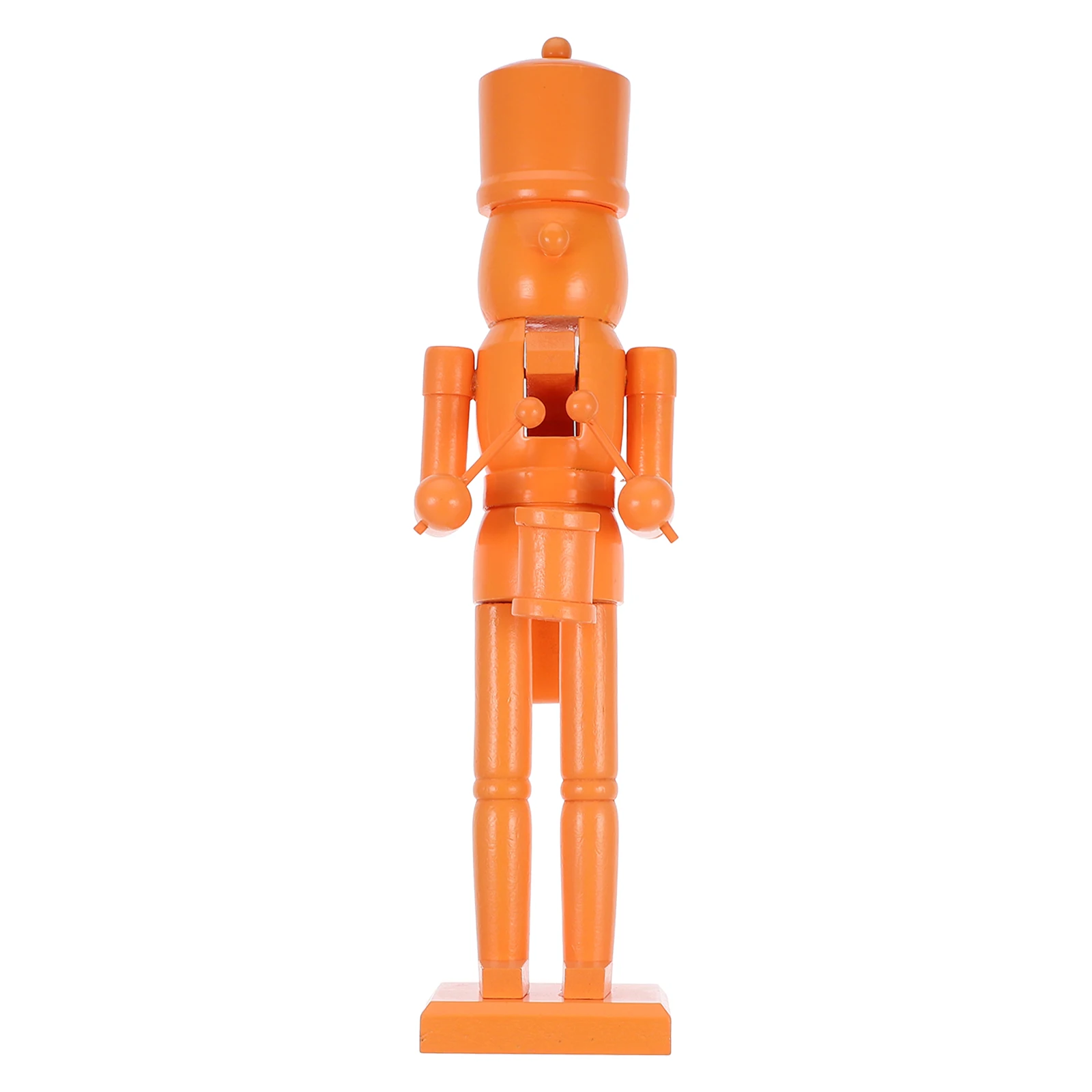 

1pcs Unfinished Wood Nutcracker Ornament Diy Blank Soldier Christmas Decoration Wooden Craft Decor Xmas Gift Walnut Puppet