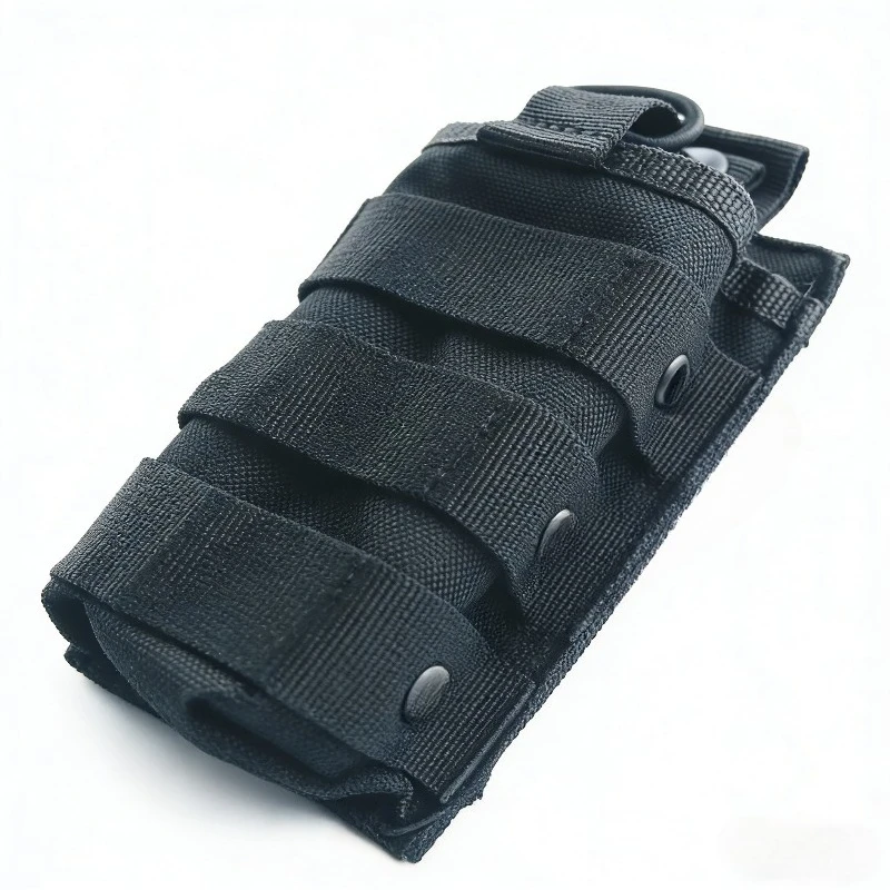Tactical Military Molle Radio Holster Pouch|Universal Walkie Talkie Holder Case Compatible with RT-490/RT-890/RT-470/RT-470X