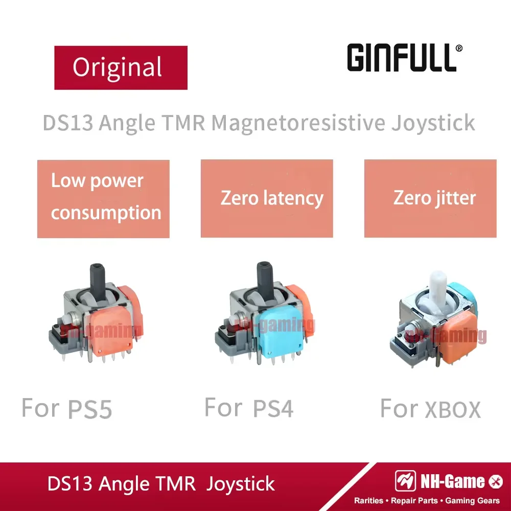 Joystick electromagnético TMR de segunda generación DS13 MAX, basculante analógico 3D para PS5, PS4, Xbox, controlador de mando, 10/30 Uds.