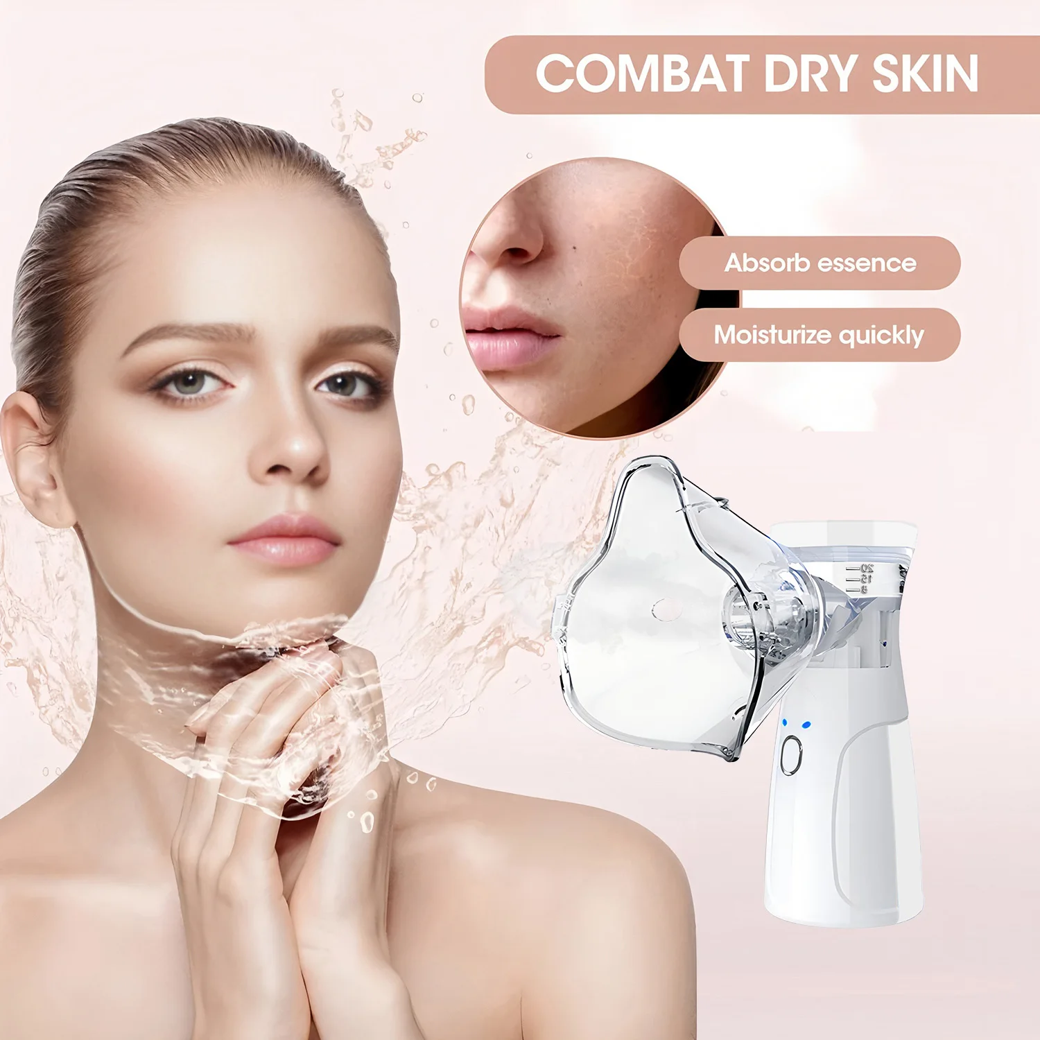 USB صغير ضباب بخاخ الوجه المرطب البخاخات جهاز البخار للوجه ترطيب أدوات التجميل الوجه أدوات العناية بالبشرة #3