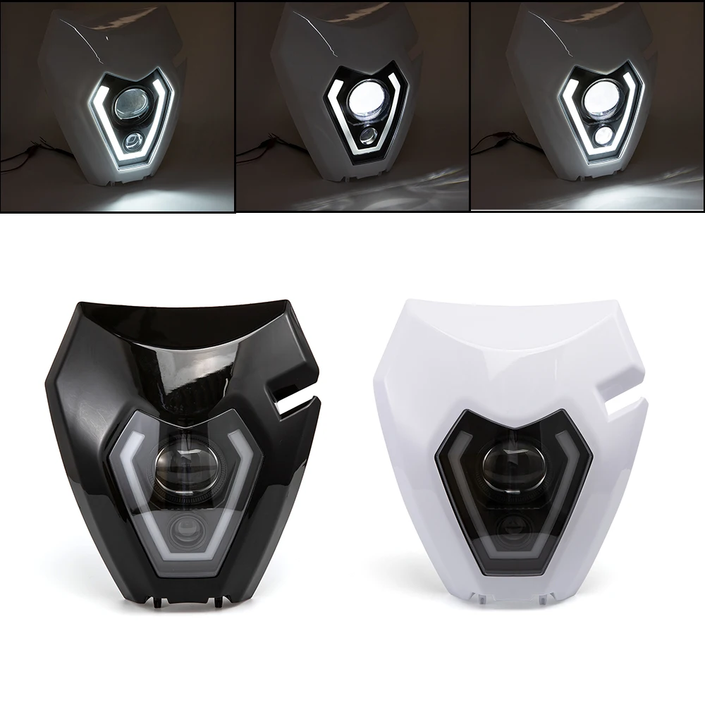 

Motorcycle LED Headlight Hea Light For EXC XCW XCF 125 250 300 350 450 690 High Low Beam & DRL Accessories Moto Cross Enduro