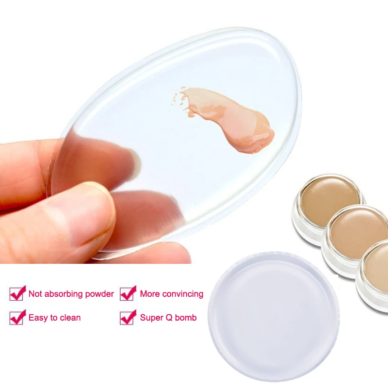 

Soft Silicone Water Drop Shape Powder Puff Sponge For Cosmetic Face Foundation BB Cream No Powder Eating Powder Makeup Tool