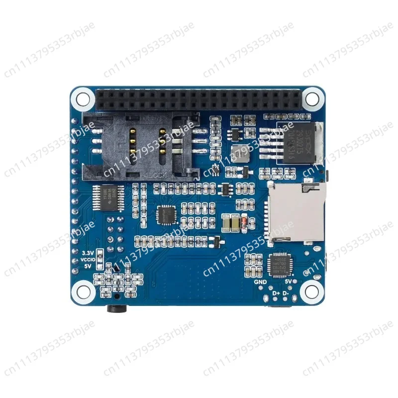 SIM7600G-H 4G HAT for Raspberry Pi 5/4/3, High-Speed LTE/3G/2G Cellular Module with GPS/GNSS, Global Band Support