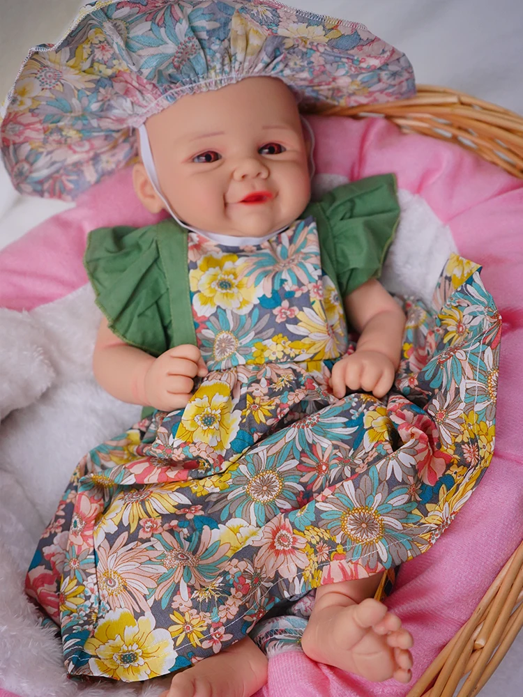 

Кукла-девочка из силикона 16,92 дюйма с эффектом мягкой кожи и реалистичным дизайном, игрушка-подарок Кукла-реборн: Суперреалистичное ощущение