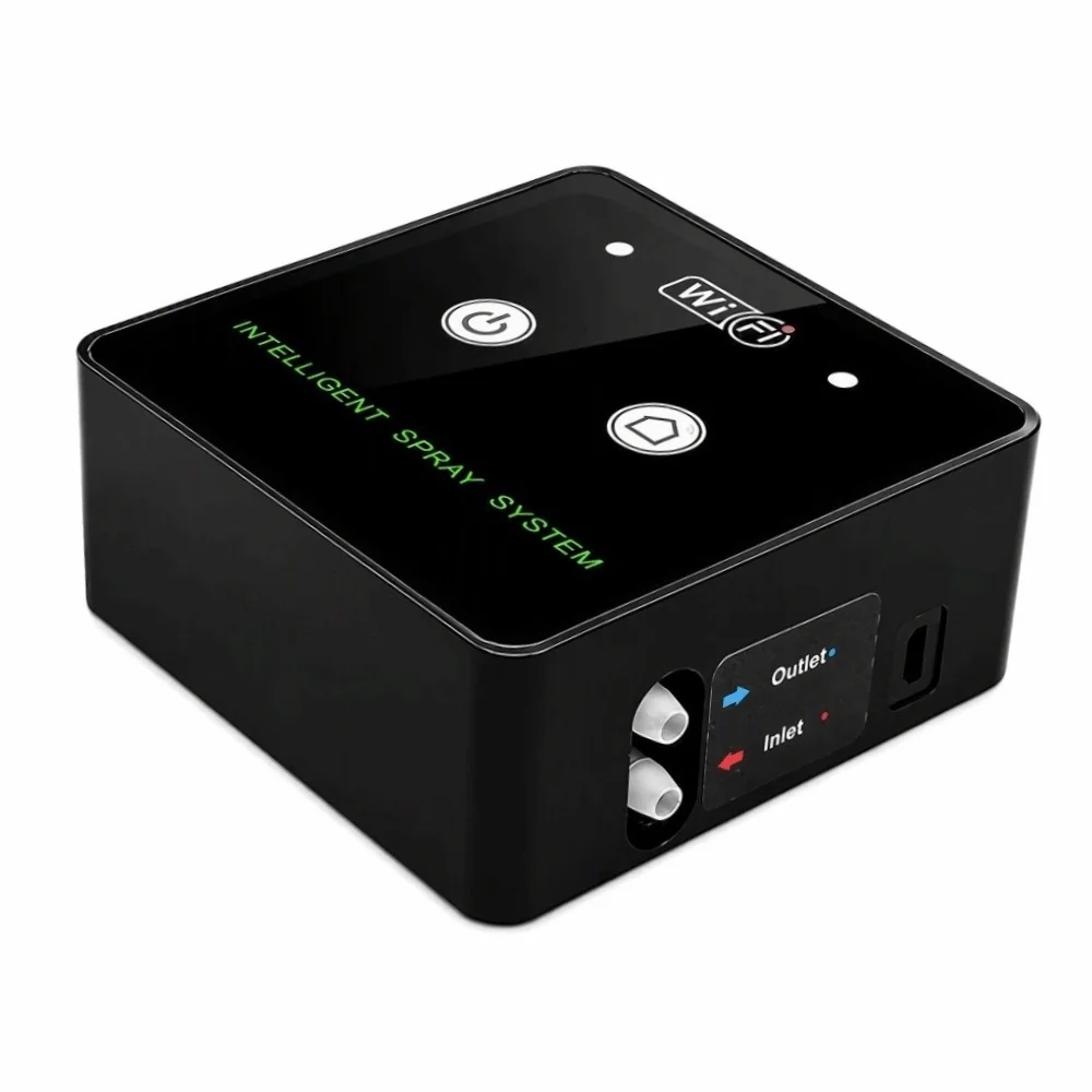 WiFi Control Terrarium Fogging System Plastic Timed Smart Spray Kit Black 360 Degree Rotatable Nozzle Automatic Mist Sprayer