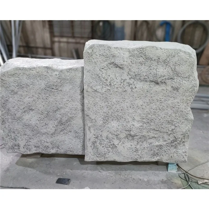 Landscape  beauty Chen props sculpture slate stone pier wood pile  brick tile snow mountain art stone earthquake