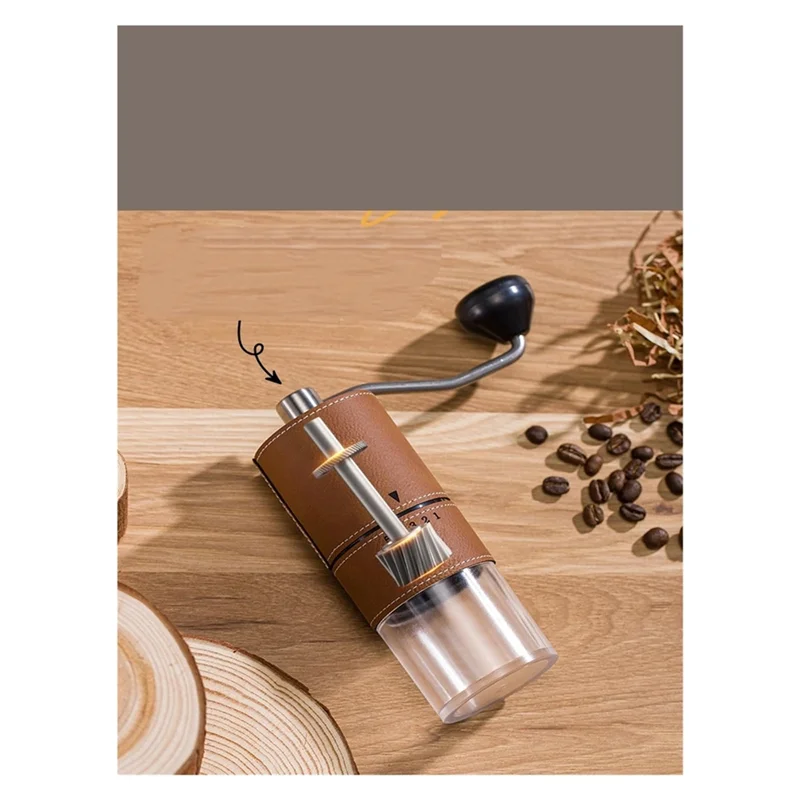 ABVA-Portable Manual Coffee Grinder Compact Hand Coffee Mill For Home, Office And Travel
