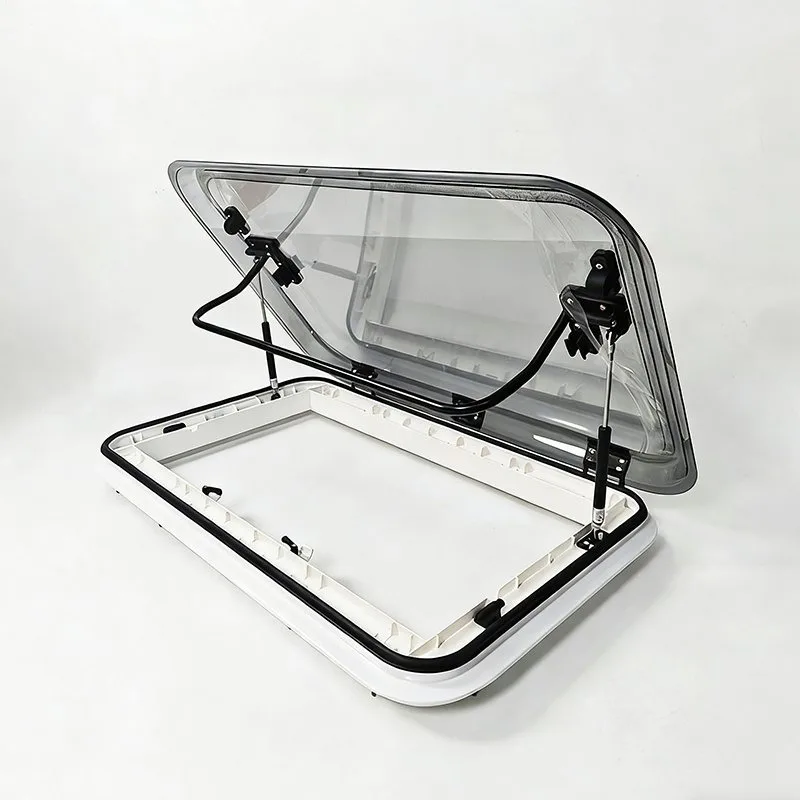 

ATVRV Roof White Skylight Double Glazed Aluminum Frame For Camper Caravan Motorhome