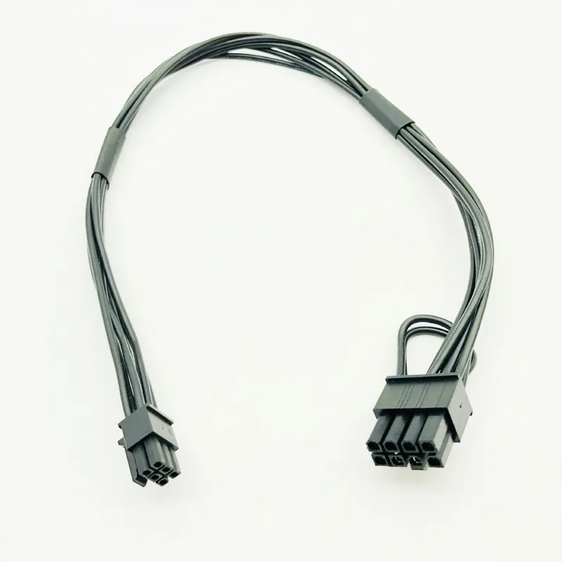 35cm NEW 18AWG Mini 6Pin to 6+2 8Pin PCIe Video Card Power Cable for Mac Pro G5 Tower Graphics Card Power Supply Extension Cable