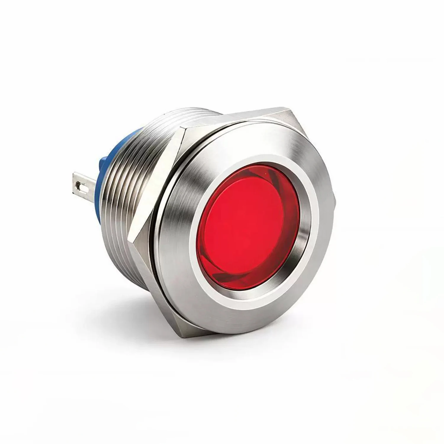 abilkeen-10個入り-25mm-平型-凹型ヘッド-led金属製インジケーターライト-ac-dc-6v-24v-220v-産業用信号灯-2ピンはんだ端子