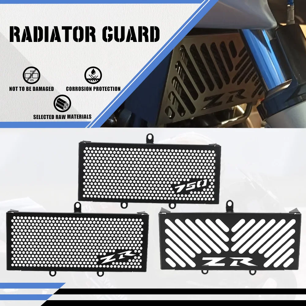 

For Kawasaki ZEPHYR 550 750 ZR-7 ZR750 Zephyr ZR550 ZR7S ZR-7S Motorcycle Parts Radiator Grille Guard Protector Cooler Guard