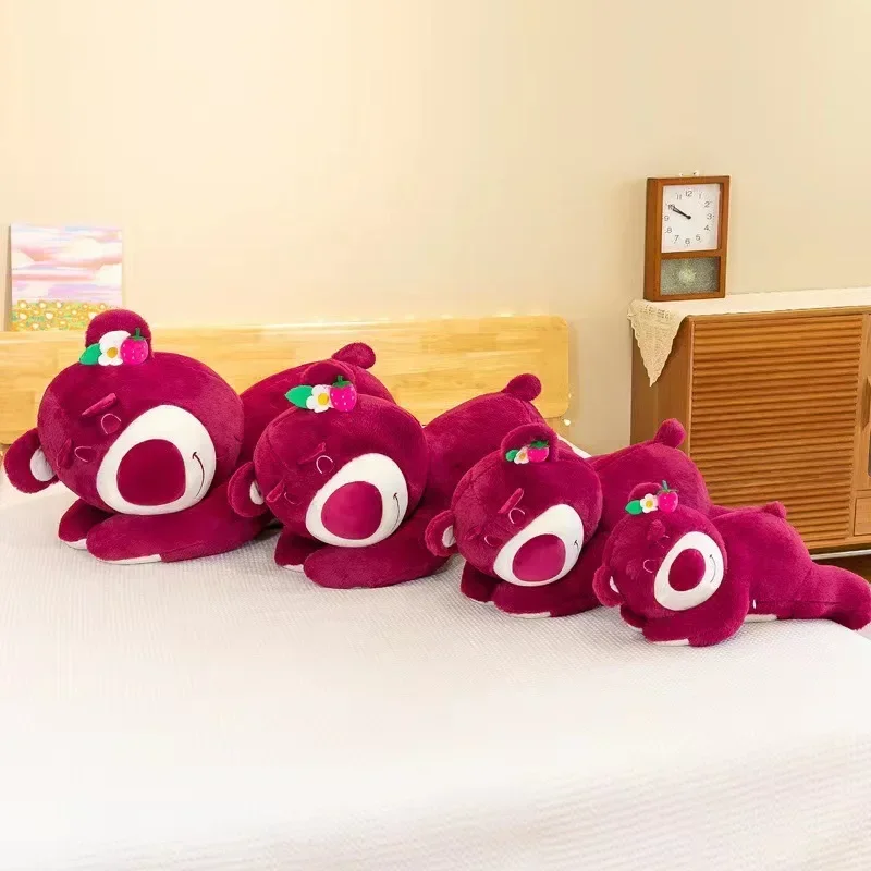 50-90 ซม.MINIISO น่ารักสตรอเบอร์รี่หมี Big Plush ของเล่นหมอนตุ๊กตาการ์ตูนตุ๊กตาสาว Kawaii อะนิเมะตุ๊กตาหมีตุ๊กตาหมีตุ๊กตาหมีตุ๊กตาหมีตุ๊กตาเด็กของขวัญ