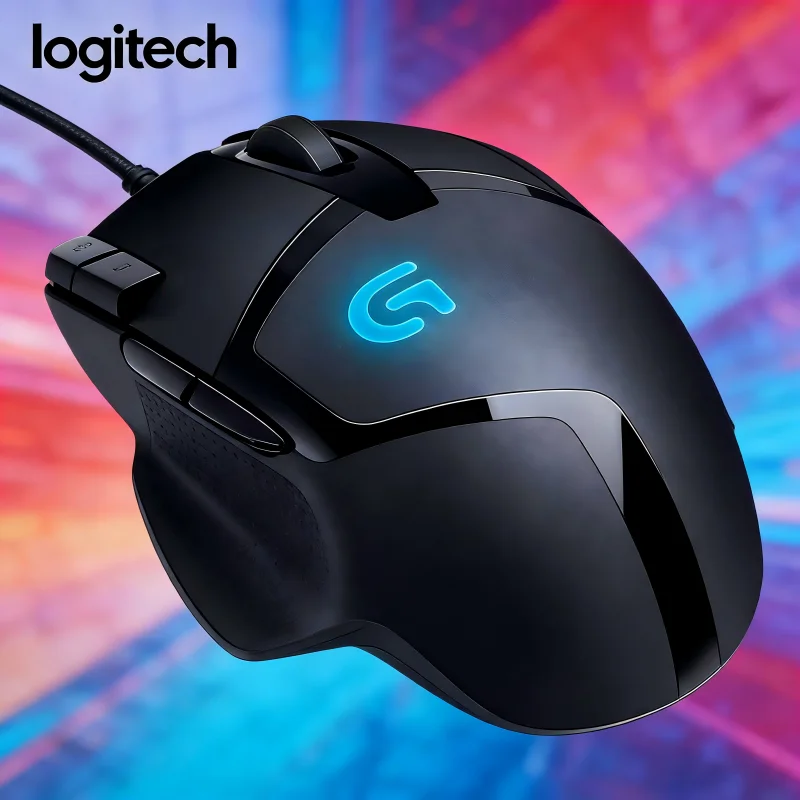 

Игровая мышь Logitech G402 с проводным и беспроводным подключением, черная, более престижная и популярная среди игроков.