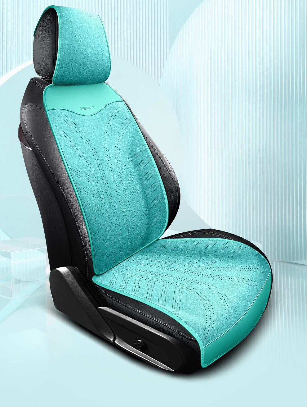 Leder-Autositzbezüge Luxus-Sitzpolster für BMW E60 X5 E70 E46 E36 Audi A4 B8 Golf 5 Opel Corsa d Cupra Formentor – Detail 1