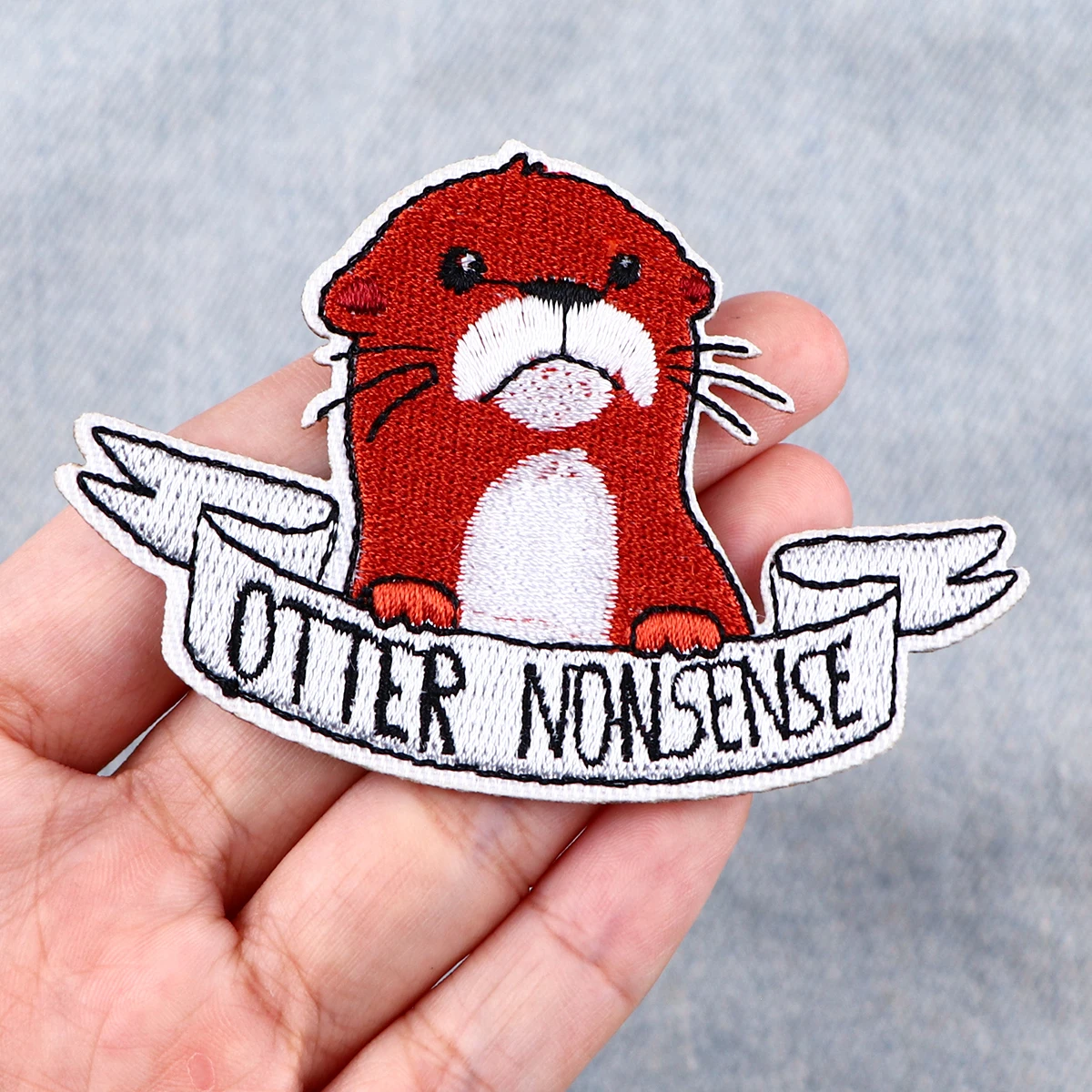 Cute Raccoon Embroidered Patch for Clothing Jackets Thermoadhesive Patch DIY Iron on Patch Applique Sticker Accessories