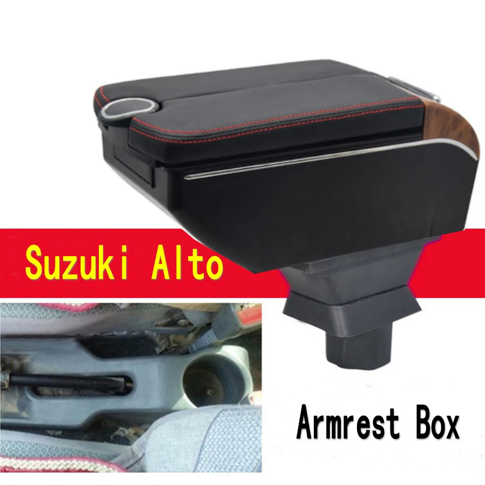 

Подлокотник для Suzuki, центральный подлокотник для консоли, подлокотник для хранения с зарядкой телефона, USB подстаканник