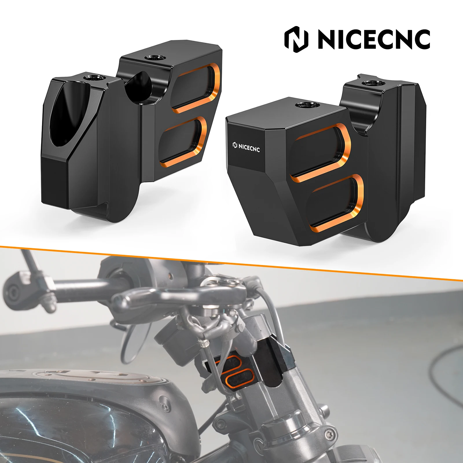 

1.77" Motorcycle Handlebar Risers for Harley RH1250S Sportster S RH1250 S 2021 2022 2023 2024