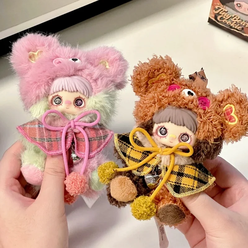 Em estoque original maymei teddy bear cookie série caixa cega de pelúcia boneca caixa misteriosa boneca de pelúcia presente aniversário para amigo