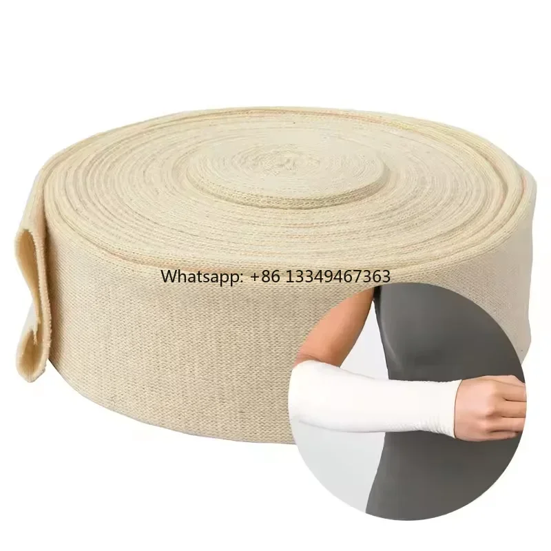 

Medical cotton tubular bandage compression tube stockinette cast elastic bandage for legs