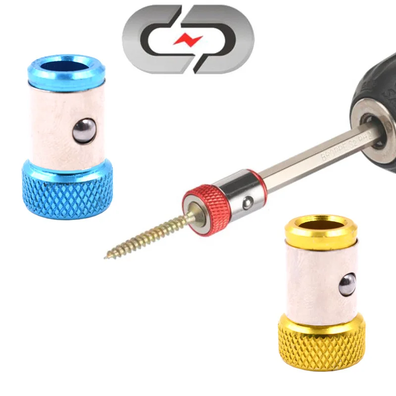 Magnetic Bit Holder Alloy Electric  Screwdriver Head Magnetic Ring Bit Anti-Corrosion Magnetizer for Phillip Drill Bit Magnetic