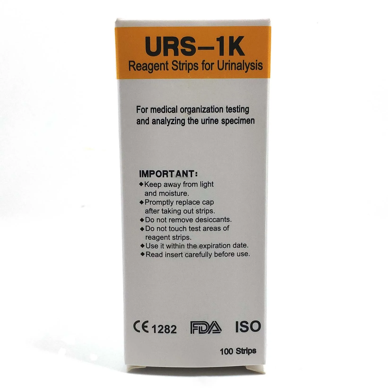 100 Strips URS-1K Test Strips Ketone Reagent Testing Urine Anti-vc Urinalysis Home Ketosis Test Strips Analysis