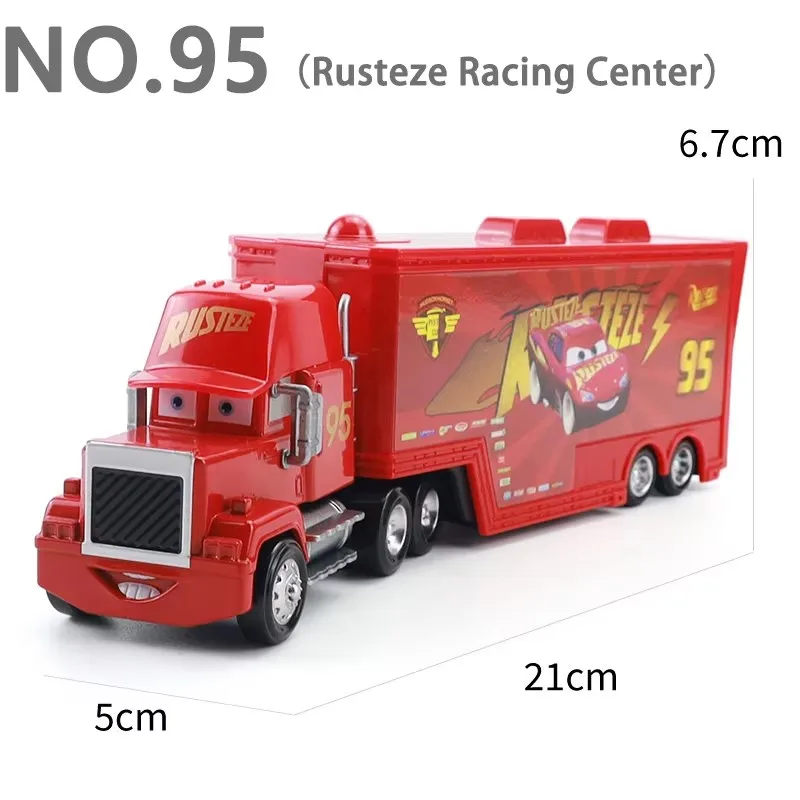 Autospielzeug-Hauler Jackson Storm Lightning McQueen Murray Clutchburn's Hauler Legierungs-Druckguss-Modell Container-Hauler Spielzeug-LKW – Detail 20