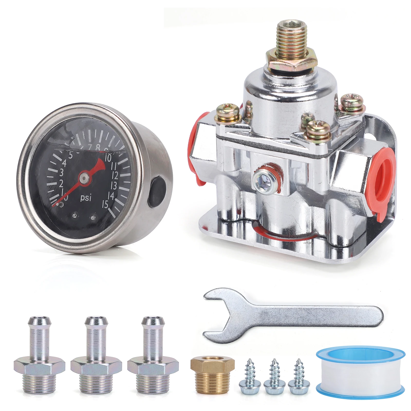 For Holley and Edelbrock carburetors Designed to precisely control the fuel pressure from the fuel pump to the carburetor 12-803