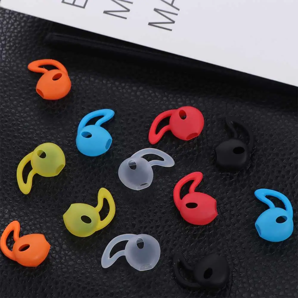 1 Pair Silicone Earphone Holder Prevent Falling Off Non-Slip Silicone Earbud Covers Headphone Pads Anti Falling Yoga