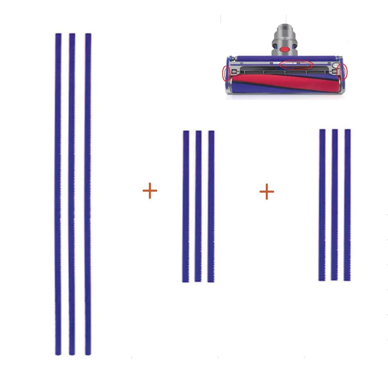 For DysonV6V7V8V10V11 Vacuum cleaner accessories Soft lint strip Roll brush edge rubber strip