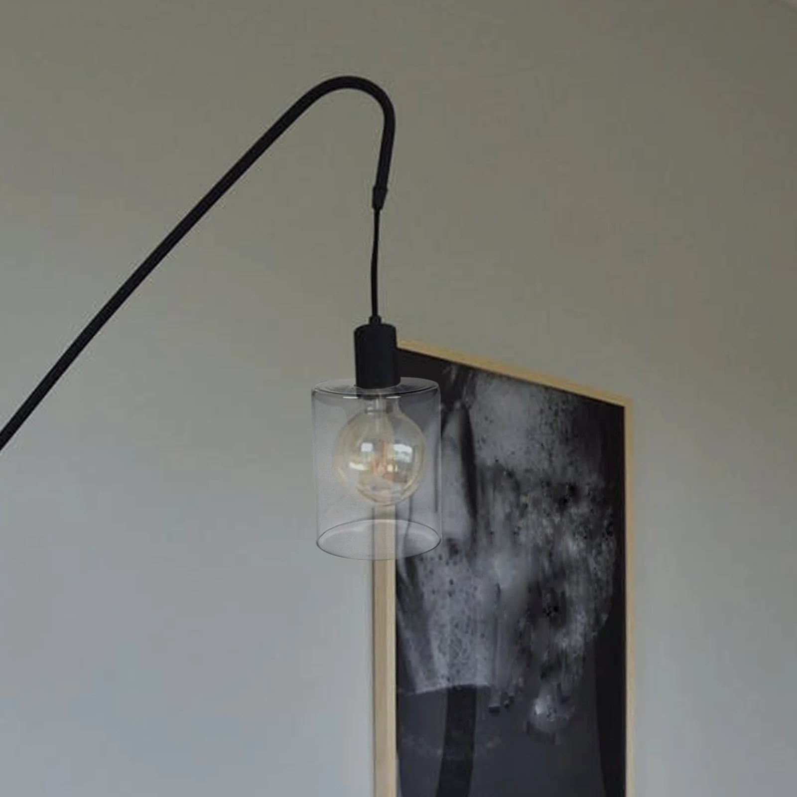 

1Pcs Exquisite Glass Lampshade Stylish Transparent Light Cover for Room Decor Glass Lamp Cover Clear Lampshade Home Lamp Shade