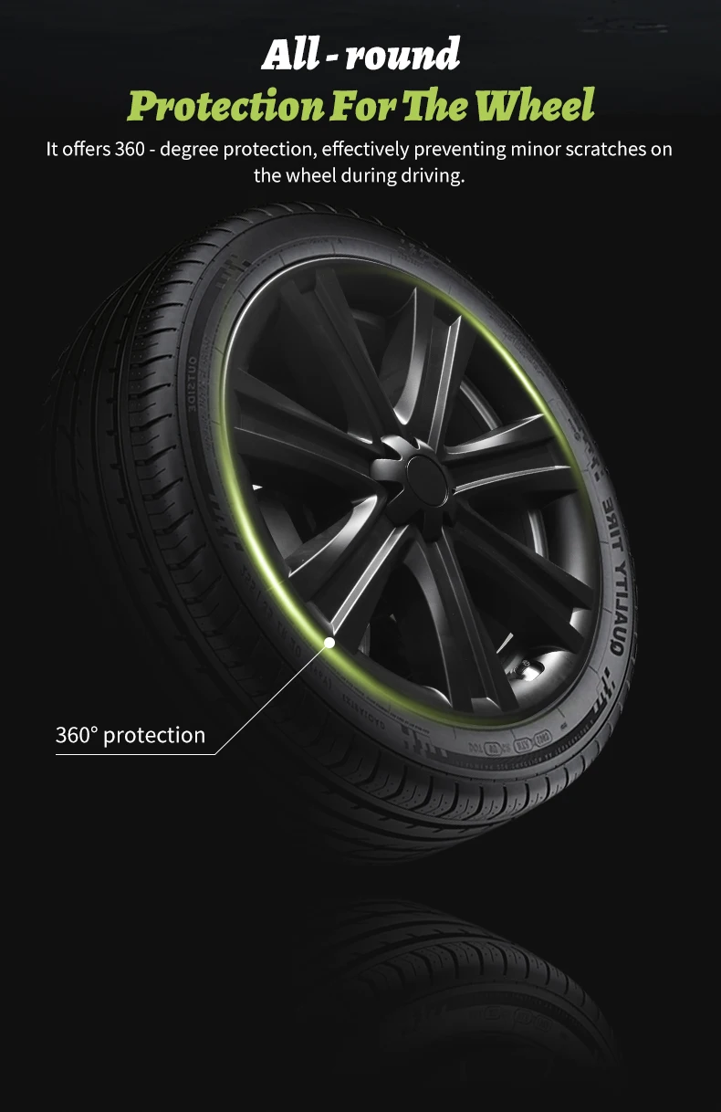 4-teiliges Radkappen-Design für Tesla Model S (2022–2024)/Model Y (2020–2024), 19-Zoll-Radabdeckung, Leistung, Vollfelgen-Nabenabdeckung, Zubehör – Detail 5