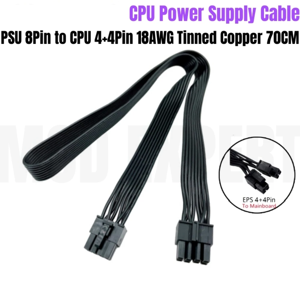 

Оригинальный зарядный кабель SEASONIC, EPS, 12 В, 8 контактов на 4 + 4 контакта для PRIME, FOCUS, CORE, M12II EVO, модульный блок питания 70 см, 18awg