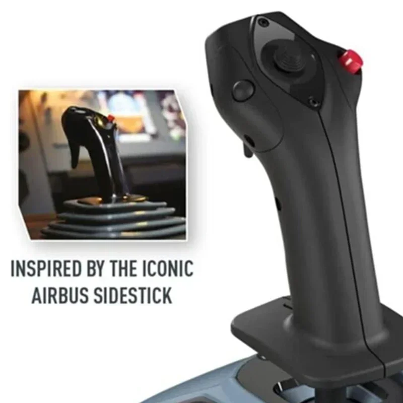 متوفر في المخزون Thrustmaster TCA Captain Pack Airbus Edition Pack Sidestick Throttle للكمبيوتر الشخصي #4