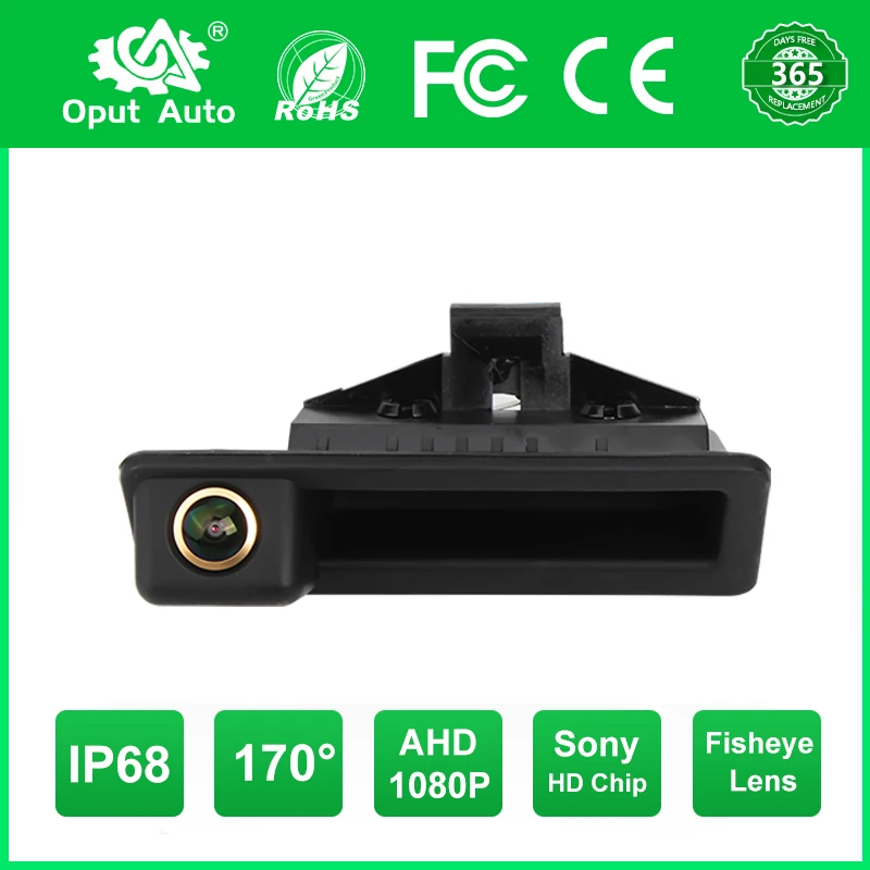 Voertuig Ahd 1080P Auto Achteruit Back-Up Kofferbak Handvat Camera Voor Bmw E60 E60 E39 E90 E82 E61 X 1 E84 X5 E70 E92 E91 3/5 Serie E88 E 93X6