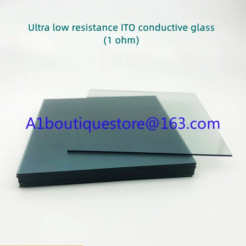 Ultra low resistance ITO conductive glass, 1 ohm 20 * 20 * 1.1mm. Laboratory solar electrochemical nano optoelectronics